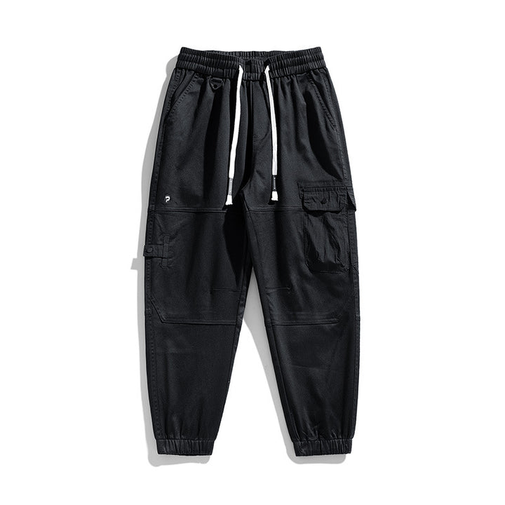 Men's Tactical Cargo Joggers with Elastic Comfort Waistband, Multi-Pocket Design and Knee Panels Mune Fashion