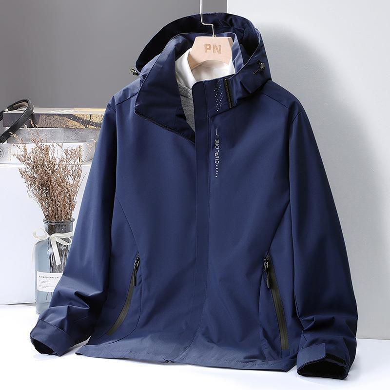 Women's Lightweight Softshell Hooded Jacket with Windproof Storm Flap and Concealed Zipper Pockets Mune Fashion