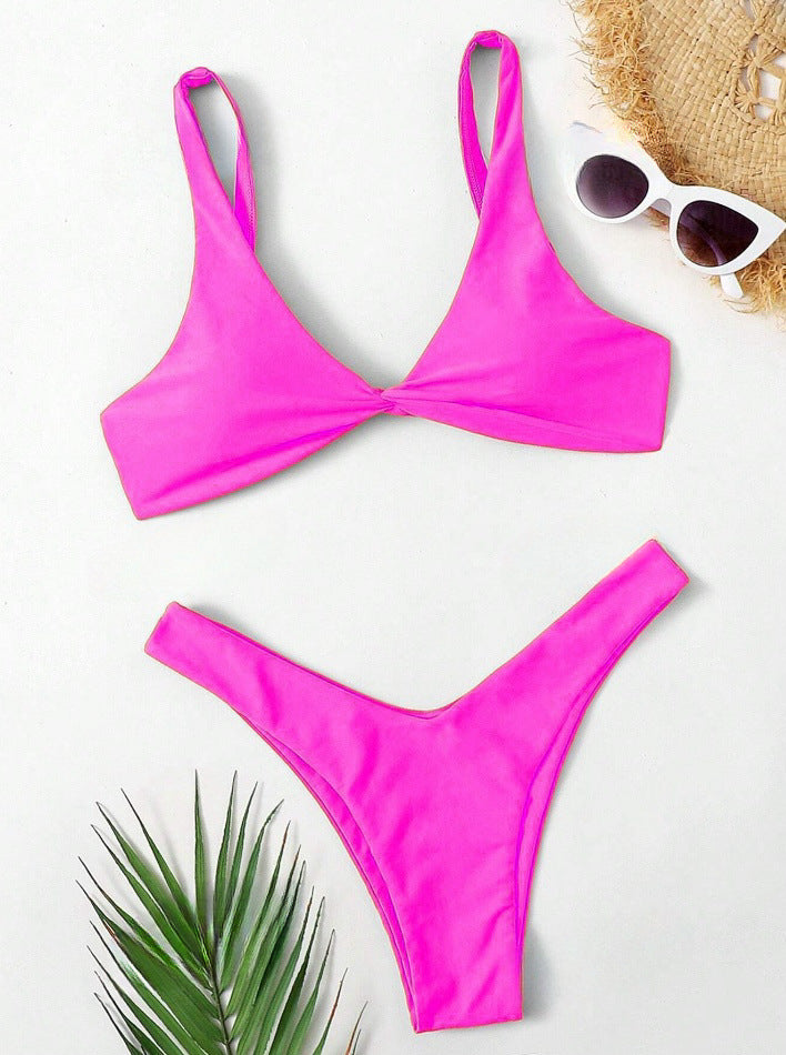 Women's bikini set with stylish knot details Mune Fashion