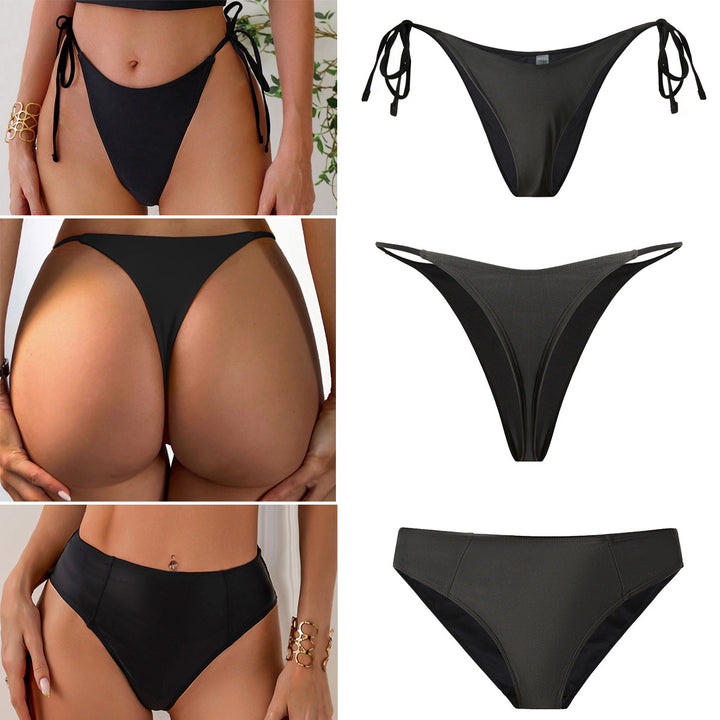 Ladies High-Cut Bikini with Side Ties Mune Fashion