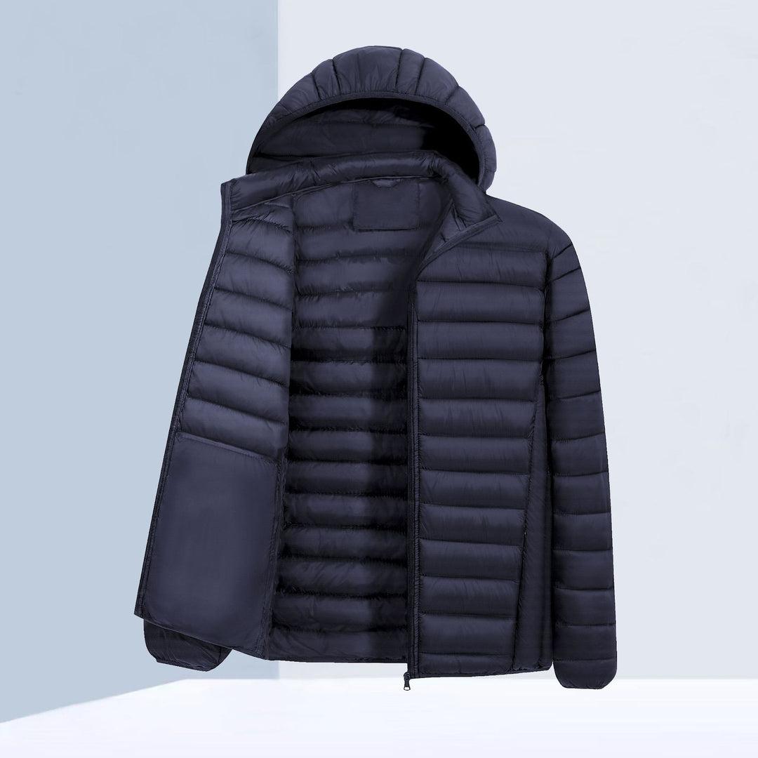 Men's Lightweight Padded Jacket with Hood Mune Fashion