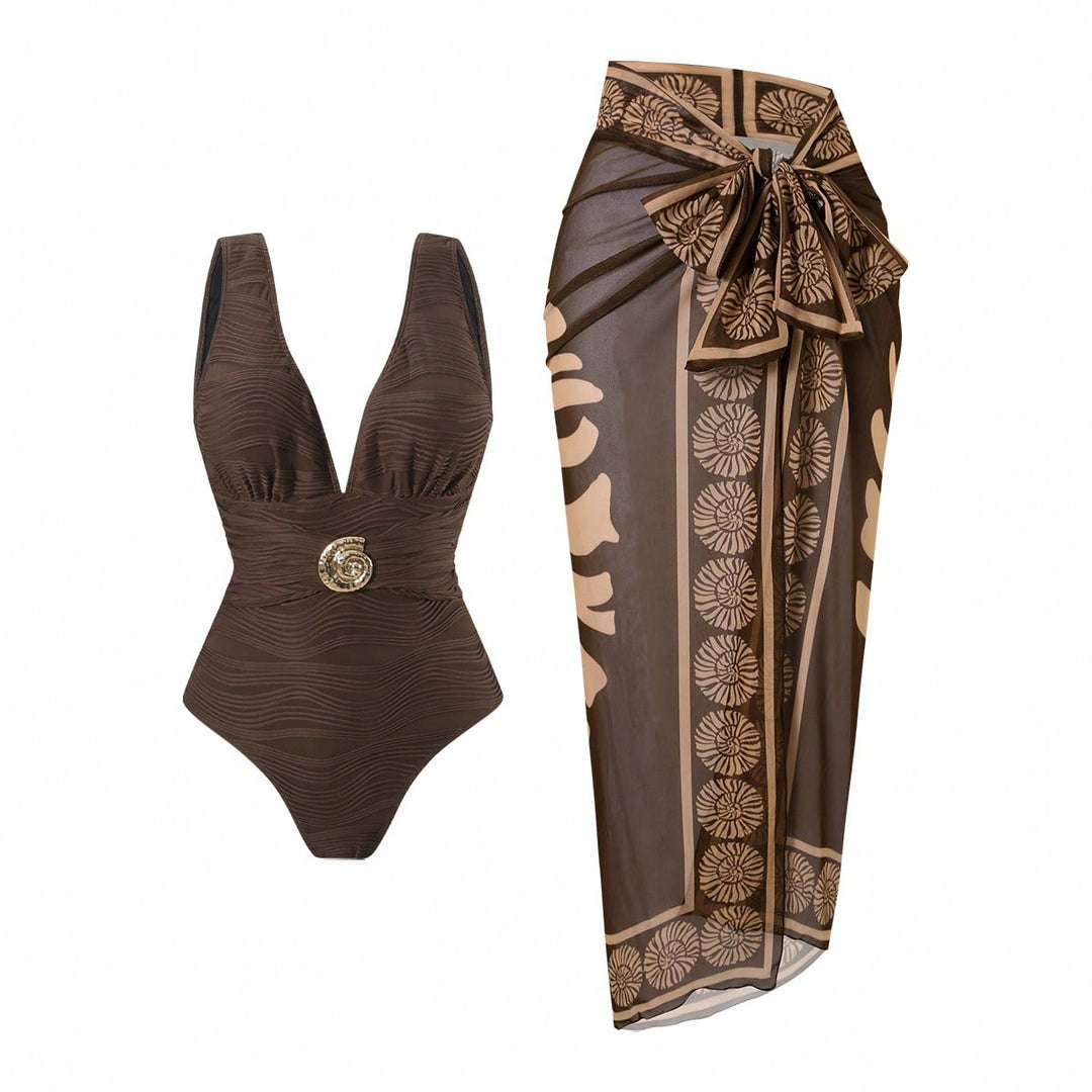 Women’s swimsuit with exclusive wrap skirt Mune Fashion