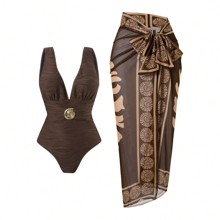 Women’s swimsuit with exclusive wrap skirt Mune Fashion