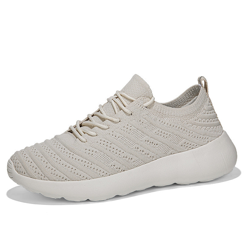 Unisex knitted slip-on sneaker with seamless knit upper, elastic cuff and cushioning lightweight sole Mune Fashion