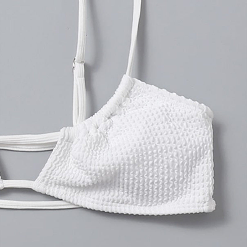 Women's Triangle Bikini with sophisticated mesh design Mune Fashion