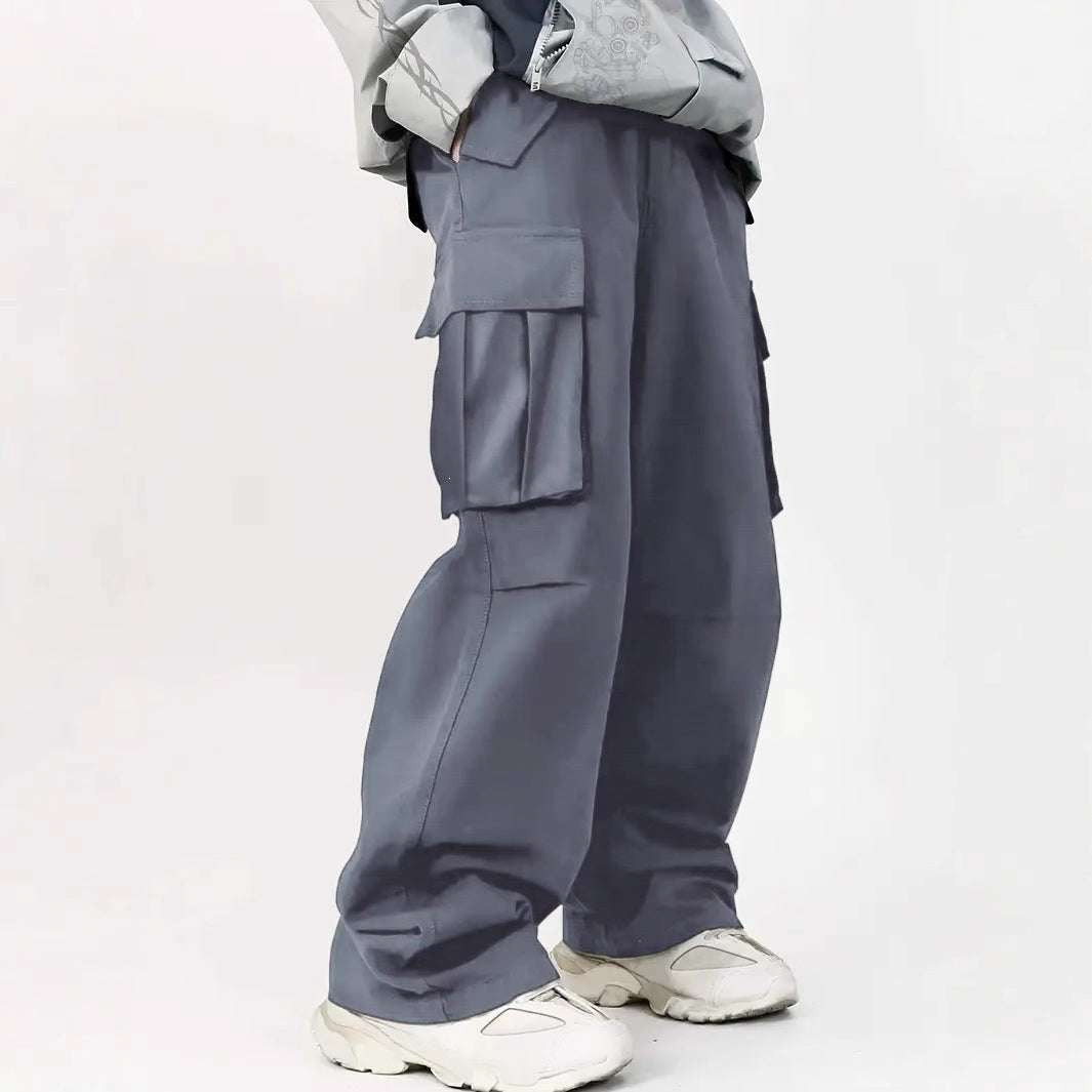Men's Loose Utility Cargo Pants with Multi-Function Pockets & Casual Baggy Fit Mune Fashion
