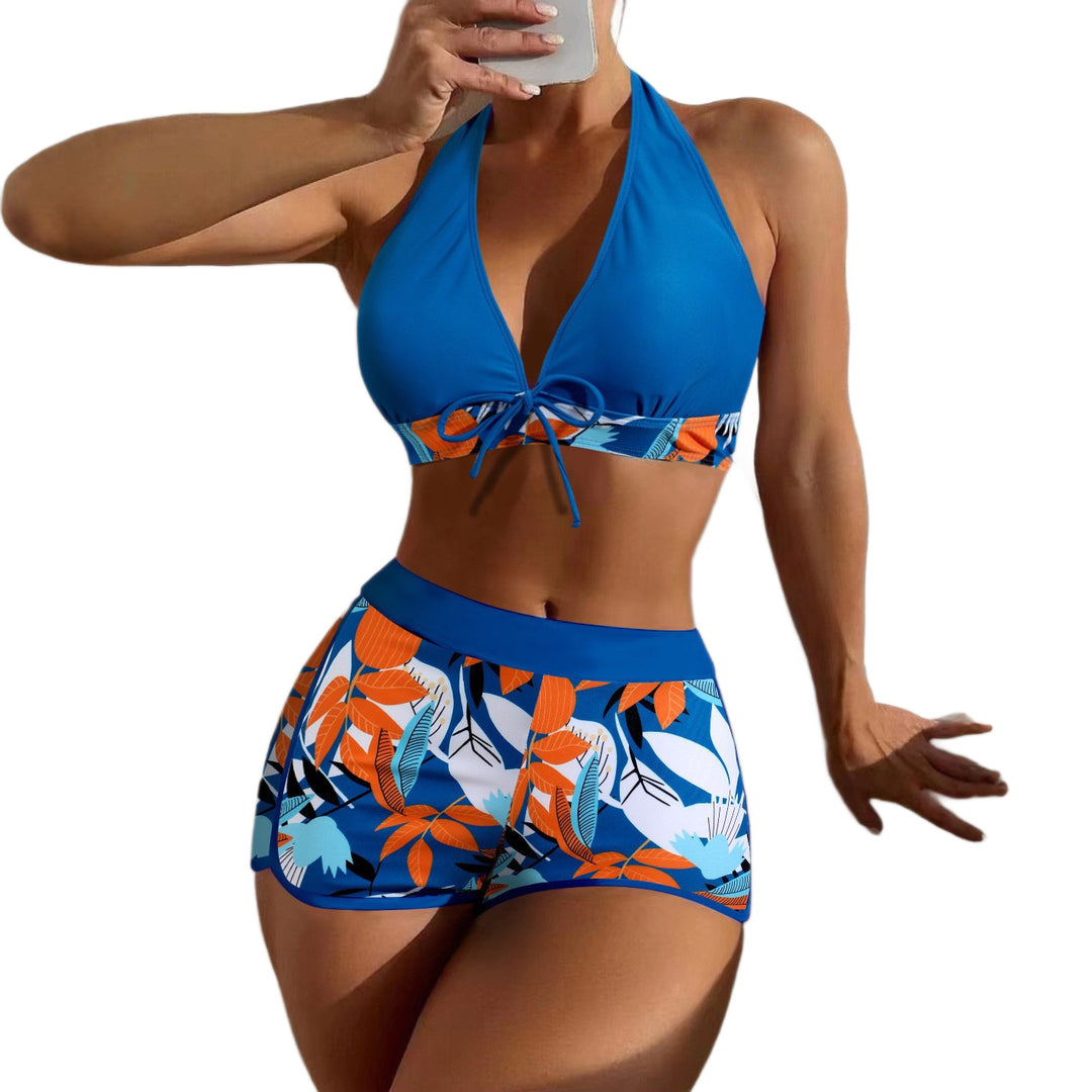 Damen Sportliches Bikini-Set mit floralem Muster Echo Archiv