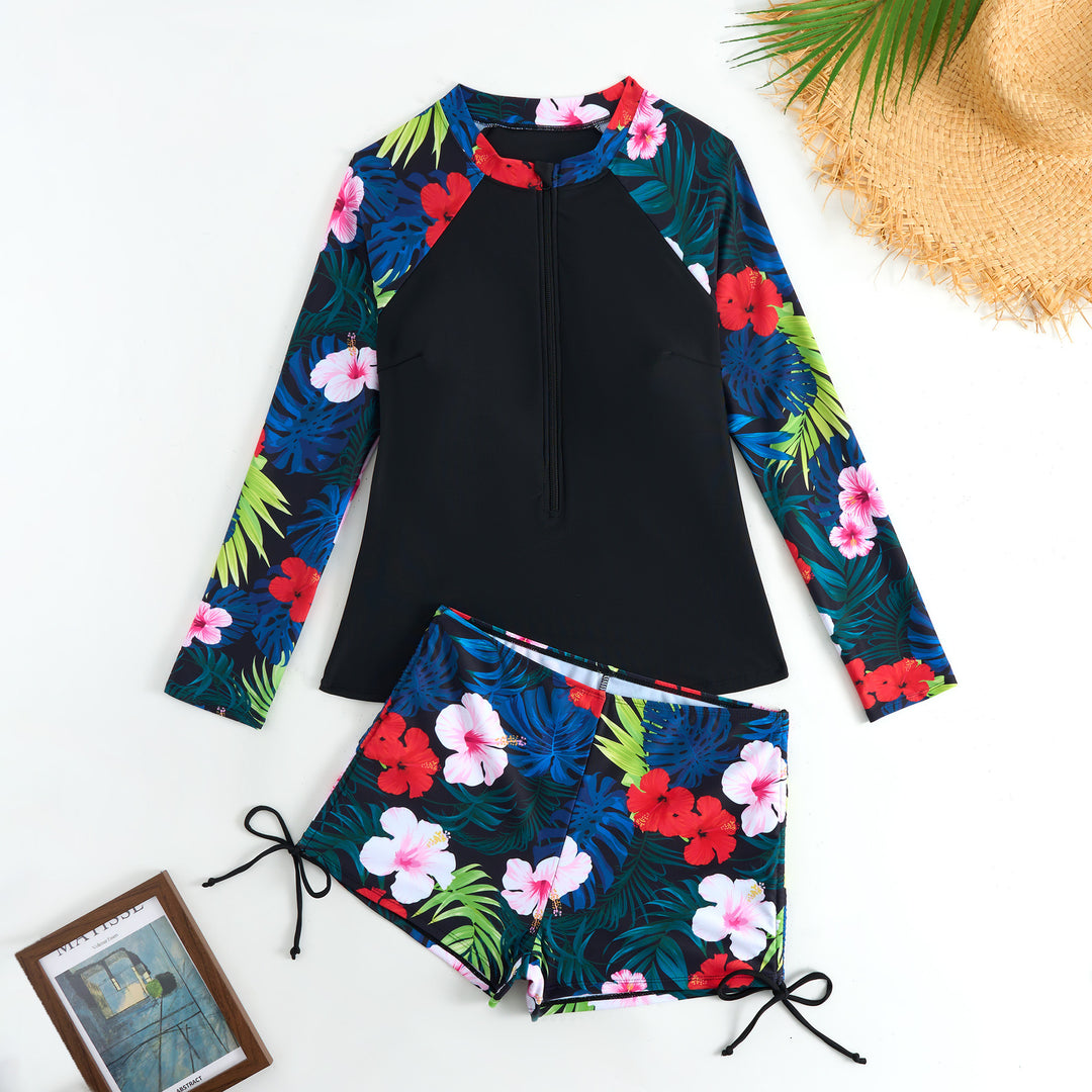 Ladies Sporty Long Sleeve Surf Wetsuit Mune Fashion