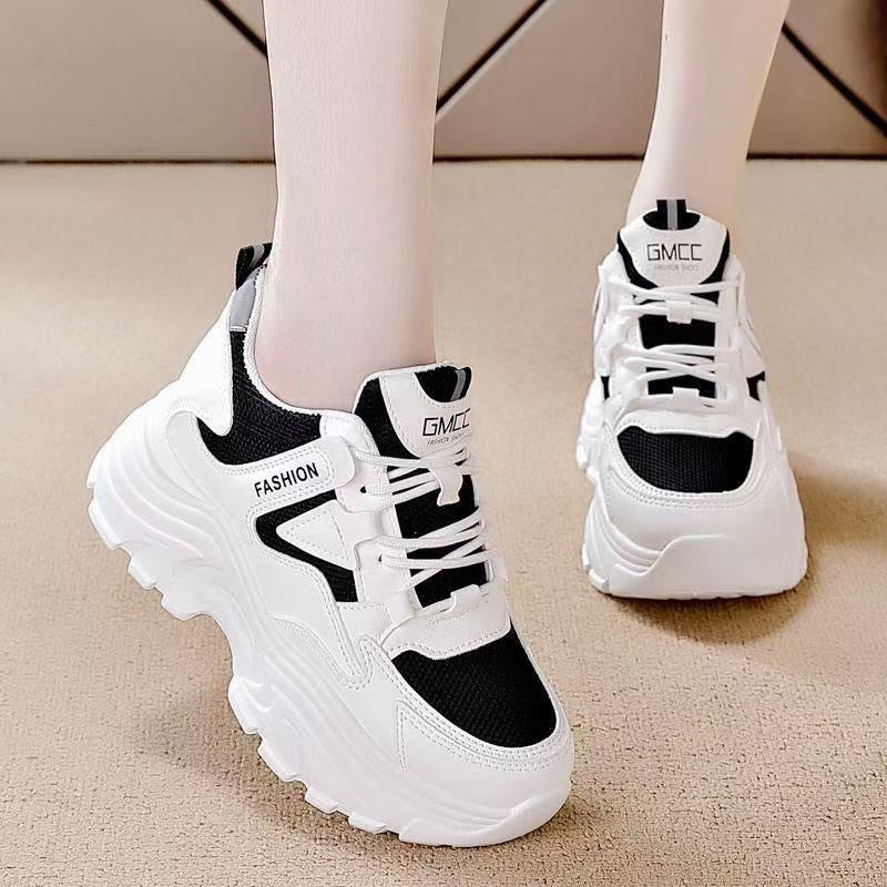 Women's Chunky Sneakers with sporty design and breathable upper material combination Mune Fashion
