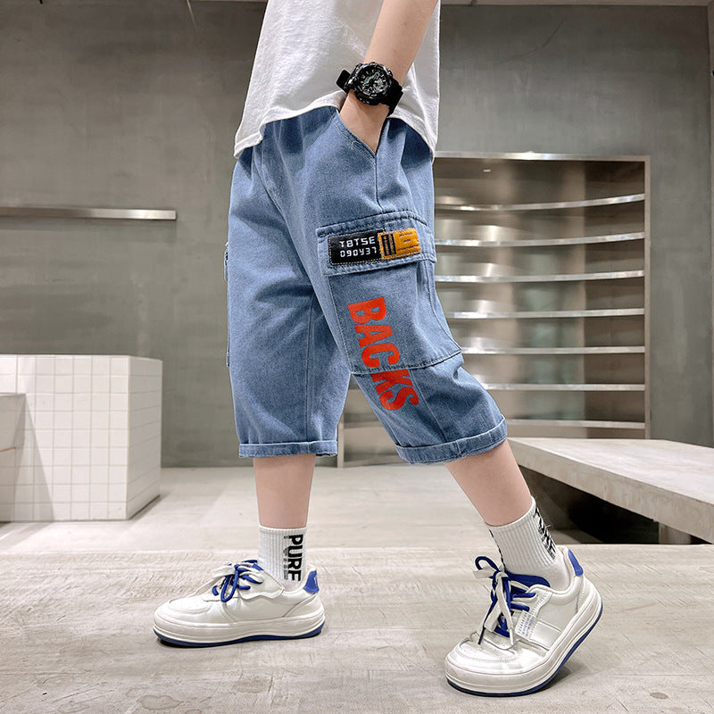 Boys practical cargo shorts with deep pockets Mune Fashion