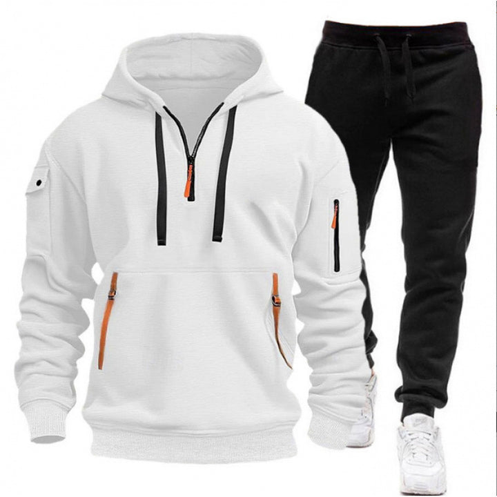 Women's Sporty Leisure Suit with Innovative Hoodie Mune Fashion
