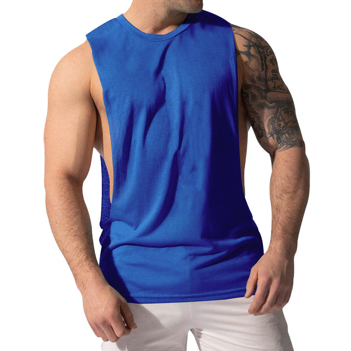 Men's muscle shirt with extra deep arm openings and breathable cotton blend Mune Fashion