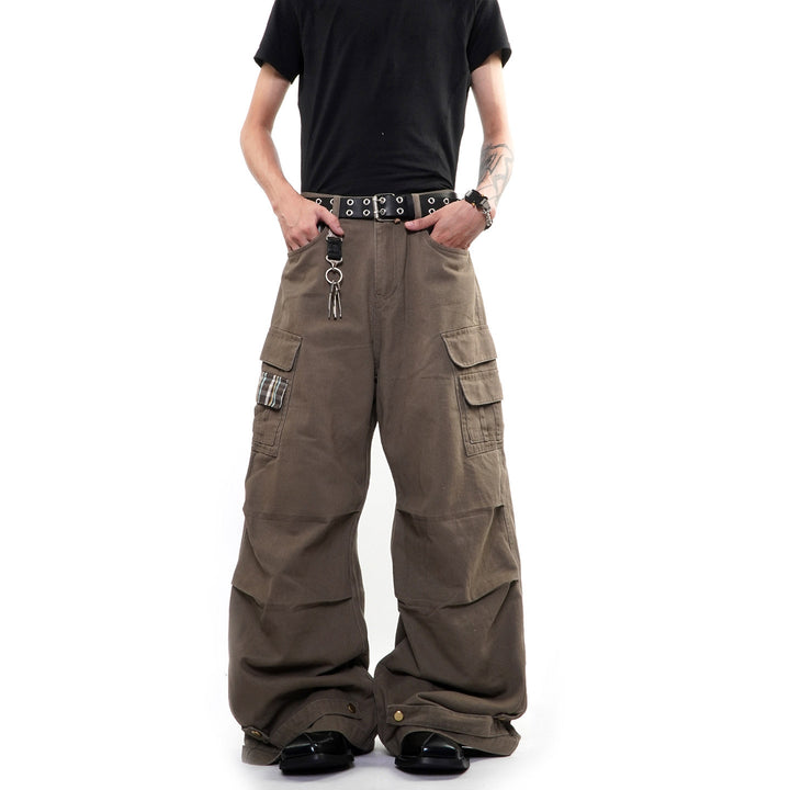 Men's Loose Fit Cargo Pants with Pockets Mune Fashion