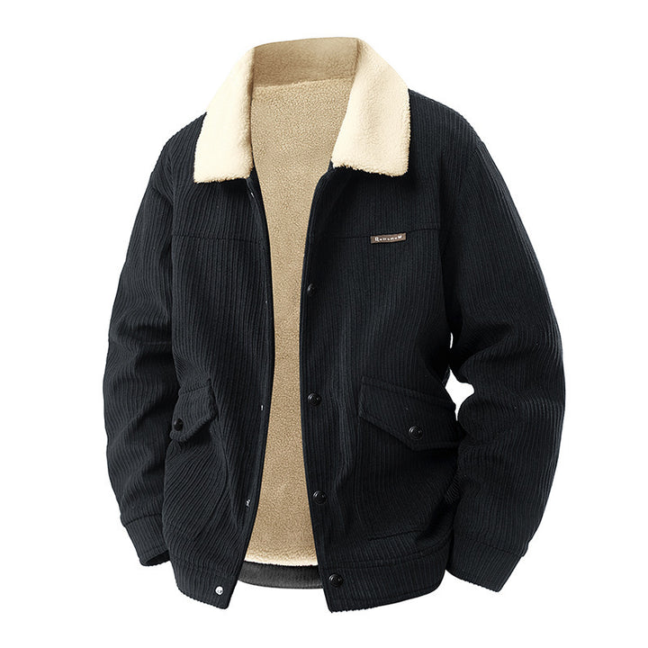 Men's casual jacket with teddy lining Mune Fashion