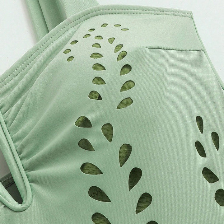 Women's one-piece swimsuit with a stylish skirt Mune Fashion