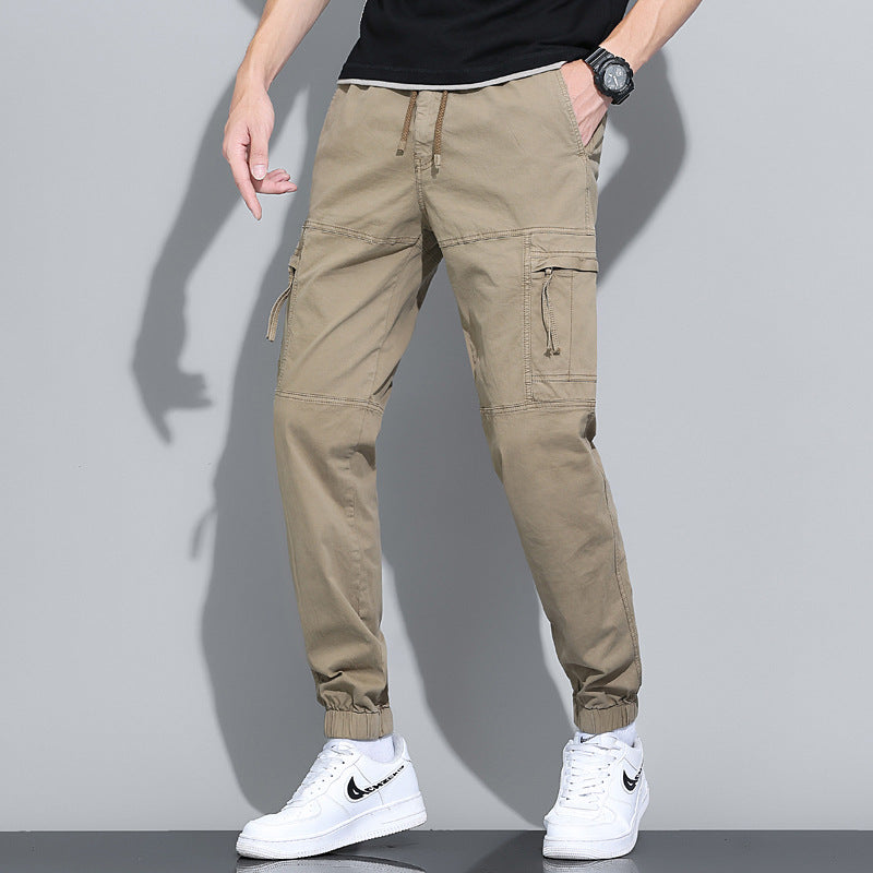 Men's Urban Tactical Cargo Jogger with ergonomic knee pleats, integrated keyring and elastic ankle closure Mune Fashion