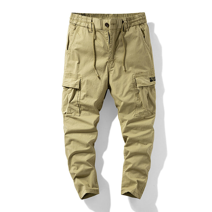 Men's Urban Ripstop Cargo Jogger with Elastic Comfort Waistband and Multiple Flap Pockets Mune Fashion