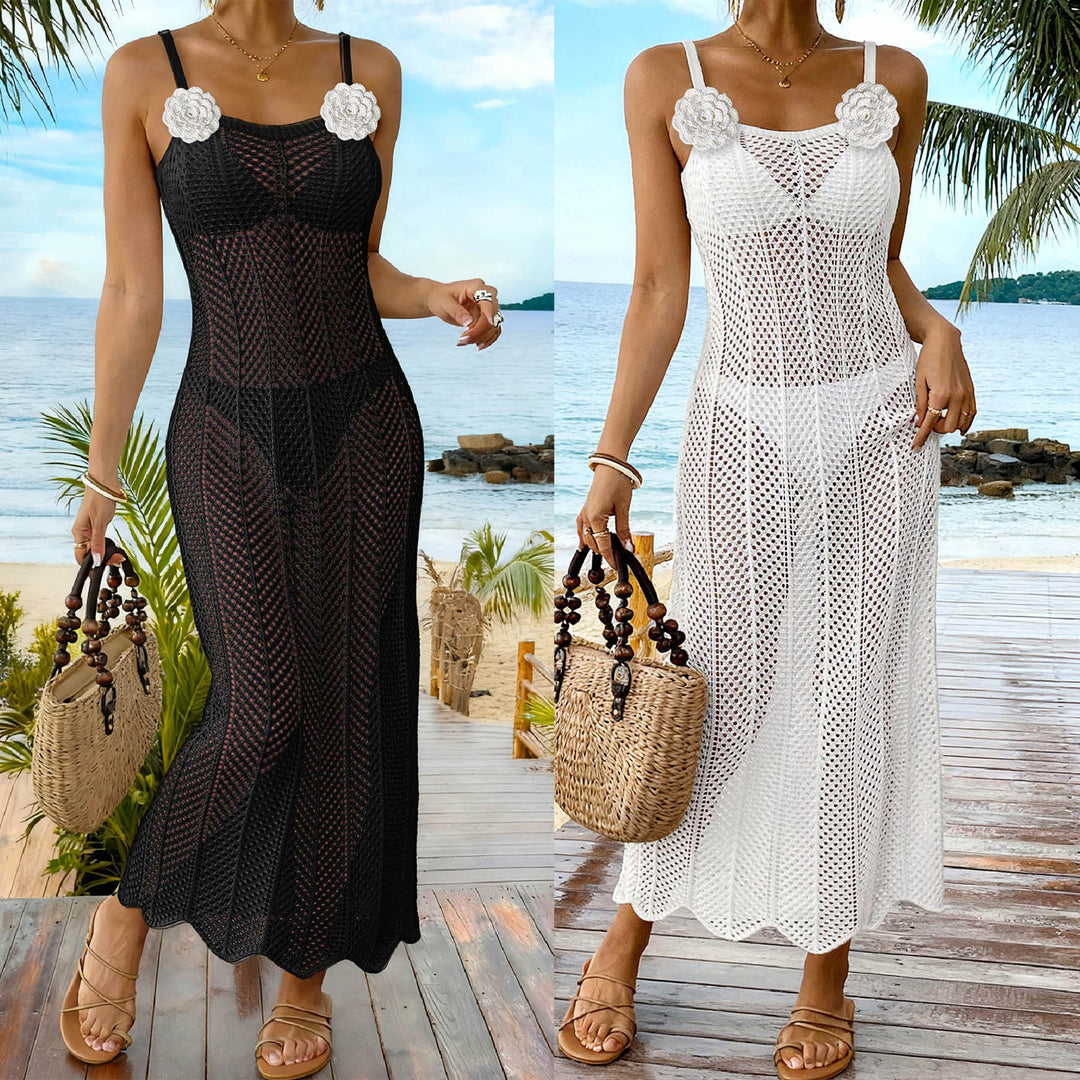 Women's transparent beach sarong with elegant design Mune Fashion