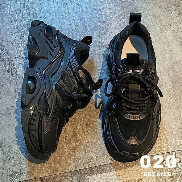 Women's Chunky Sneakers with breathable mesh upper and cushioned sole Mune Fashion