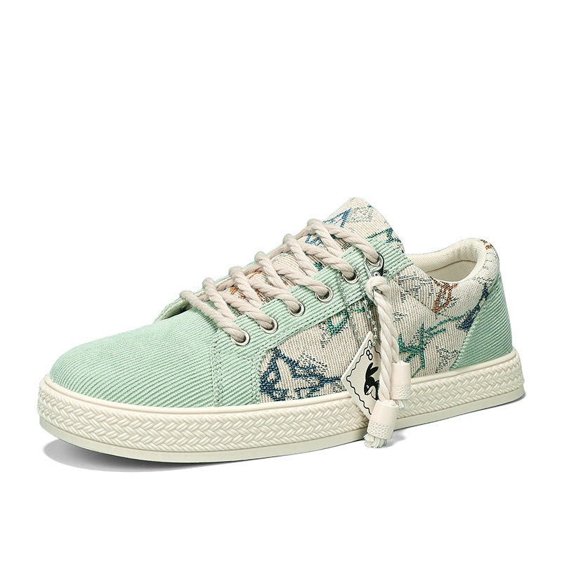 Women's Fashion Sneakers with Unique Textile Design Mune Fashion