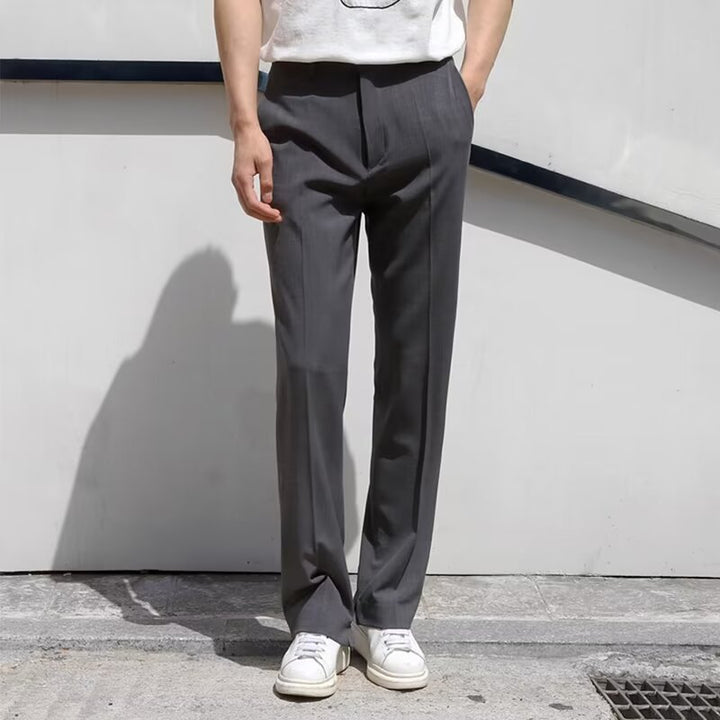 Men's Elegant Cotton Suit Trousers Mune Fashion