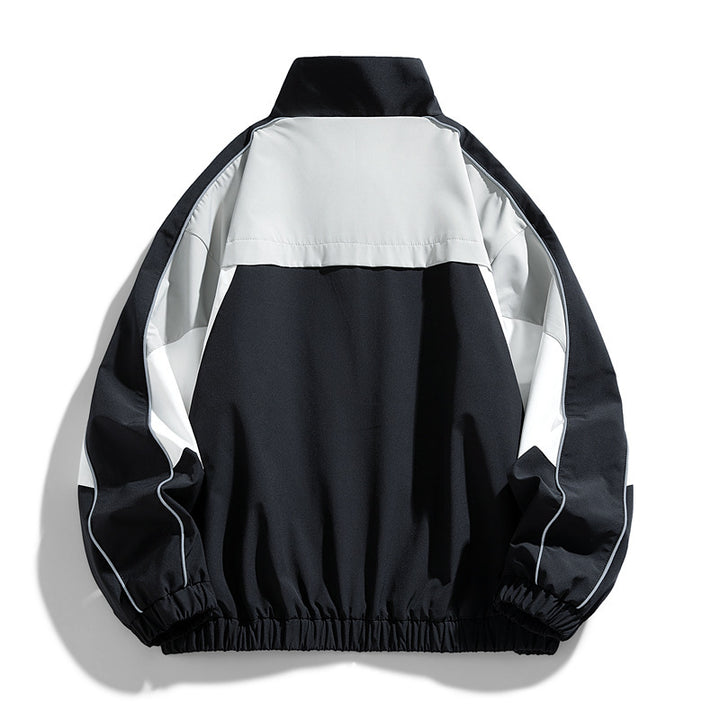 Men's Lightweight Sports Jacket with High Collar Mune Fashion