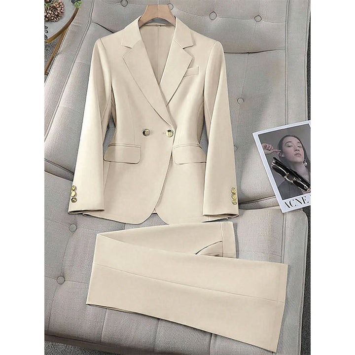 Ladies Elegant Blazer and Trousers Set Mune Fashion