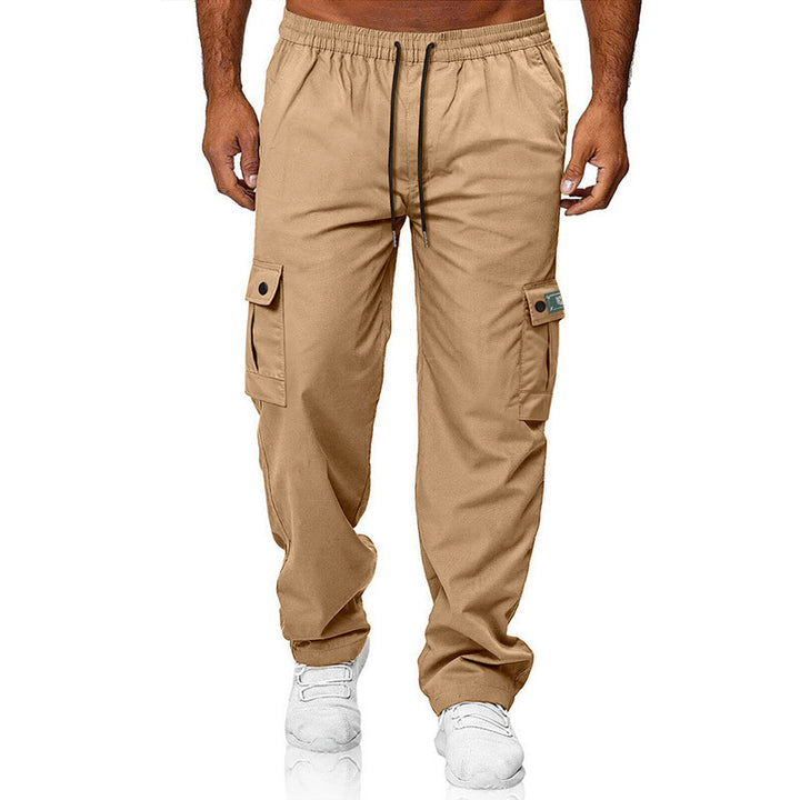 Men's cargo pants with elastic waistband, drawstring, and multifunctional pockets Mune Fashion