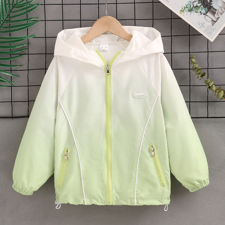 Women's lightweight water-repellent transitional jacket with hood and zip pockets Mune Fashion