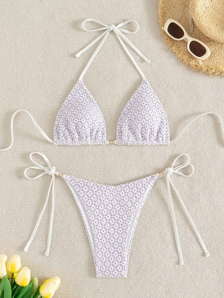 Ladies refined bikini cut with adjustable ties Mune Fashion