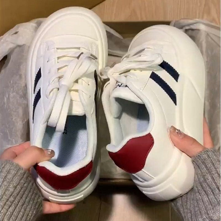 Women's fashionable platform sneakers with unique lacing system Mune Fashion