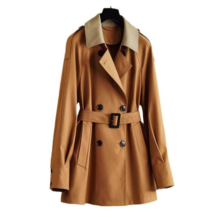 Women's elegantly tailored trench coat with a belted waist Mune Fashion