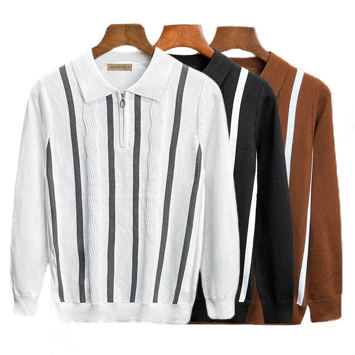 Men's trendy long-sleeve polo Mune Fashion