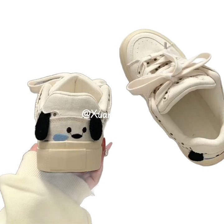 Ladies Canvas Sneakers with flexible rubber sole and breathable upper material Mune Fashion