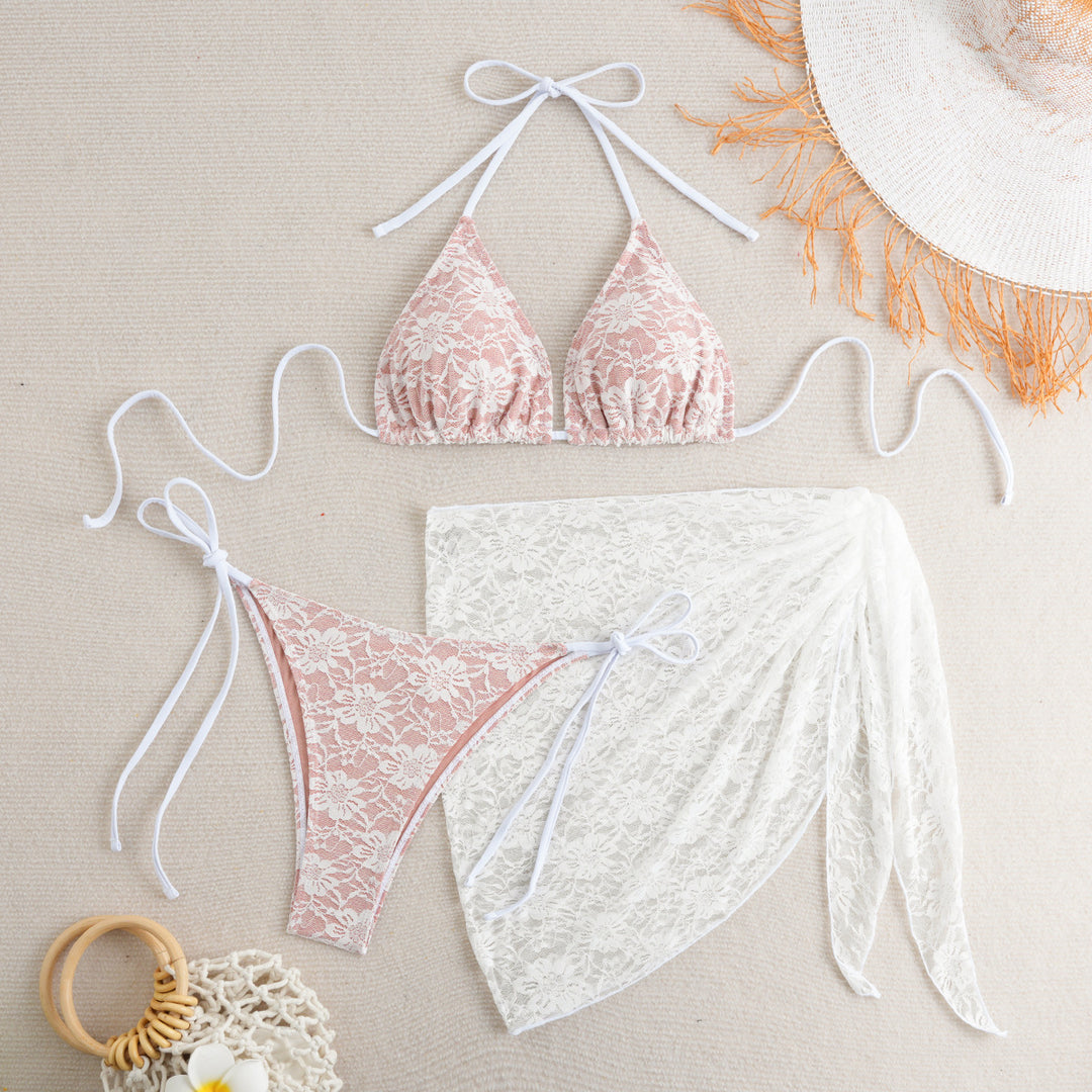 Women Lace Bikini Set Mune Fashion