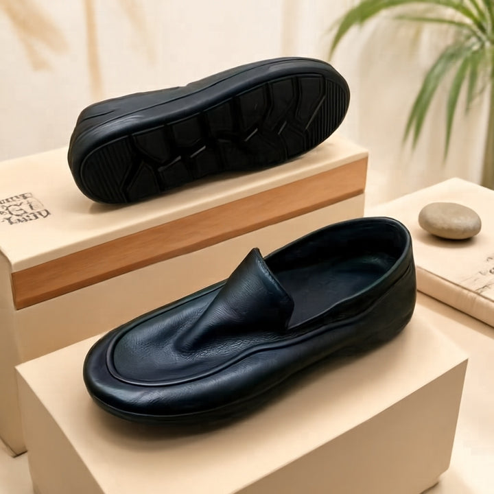 Men's Elegant Leather Moccasins Mune Fashion 1788175102