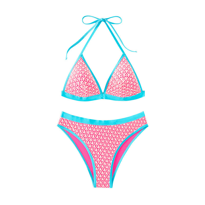 Women's Triangle Bikini with modern geometric patterns Mune Fashion