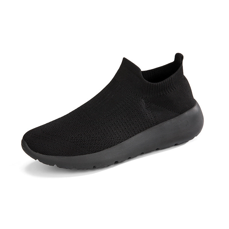 Unisex nan seamless sock sneaker with breathable three-dimensional knitted construction and shock-absorbing flex sole Mune Fashion