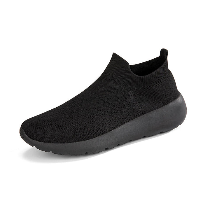 Unisex nan seamless sock sneaker with breathable three-dimensional knitted construction and shock-absorbing flex sole Mune Fashion
