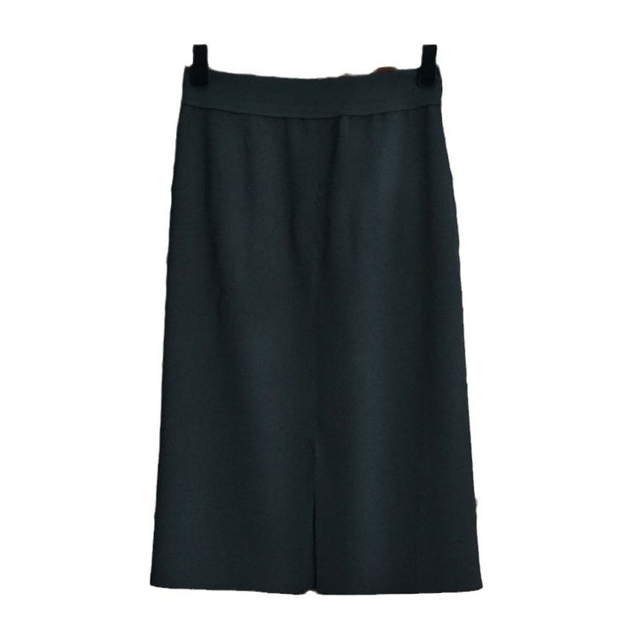 Women's Elegant Maxi Skirt with Front Slit Detail Mune Fashion
