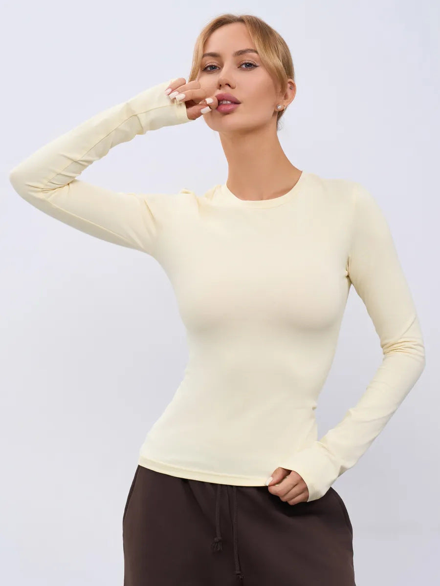 Women's Fitted Long Sleeve Shirt Mune Fashion
