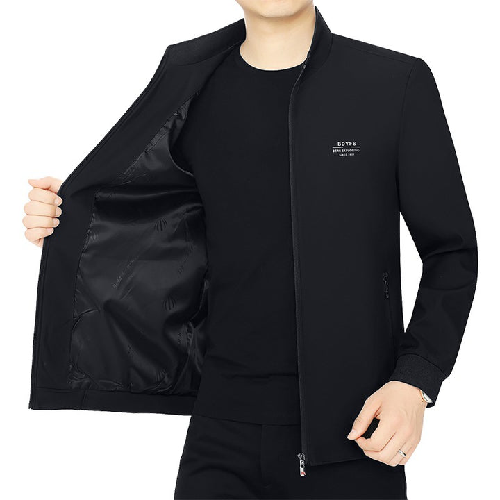 Men's field jacket with contrast inserts and chest zip pocket Mune Fashion