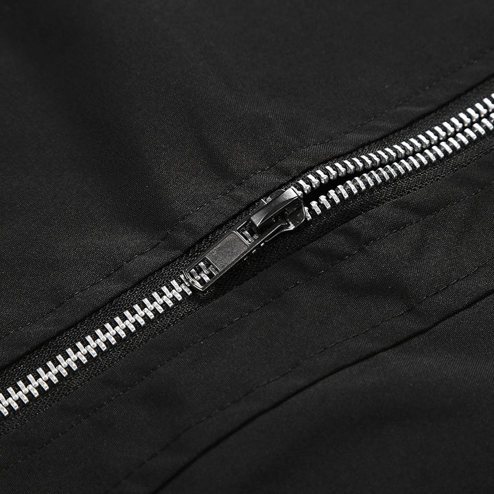 Men's Stylish Bomber Jacket with Zipper and Practical Pockets Mune Fashion