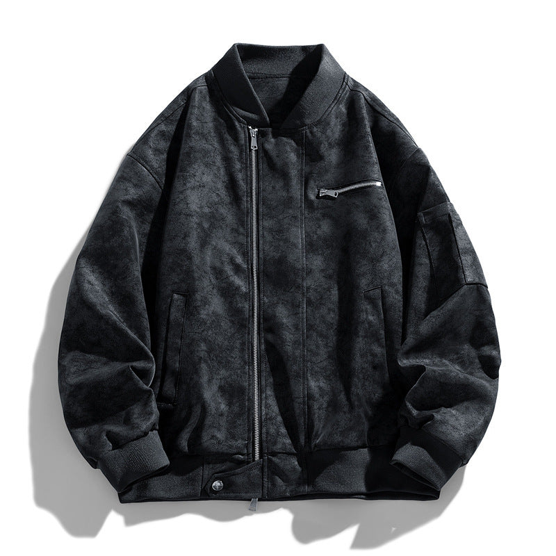Men's Stylish Bomber Jacket with Practical Pockets Mune Fashion