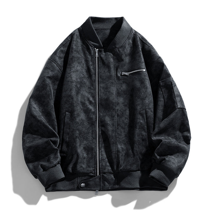 Men's Stylish Bomber Jacket with Practical Pockets Mune Fashion