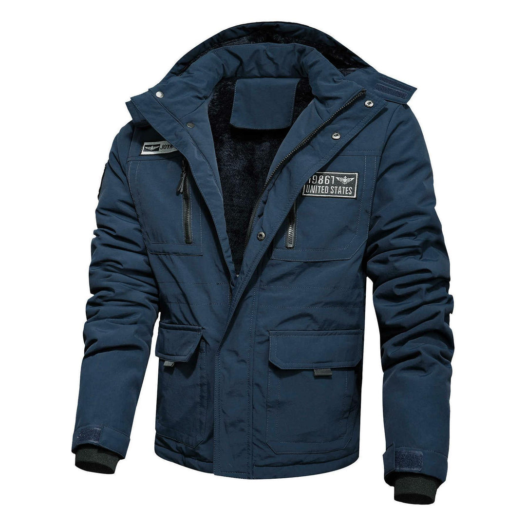 Men's Military-Influenced Thermal Parka with warming fleece lining and multifunctional pockets Mune Fashion