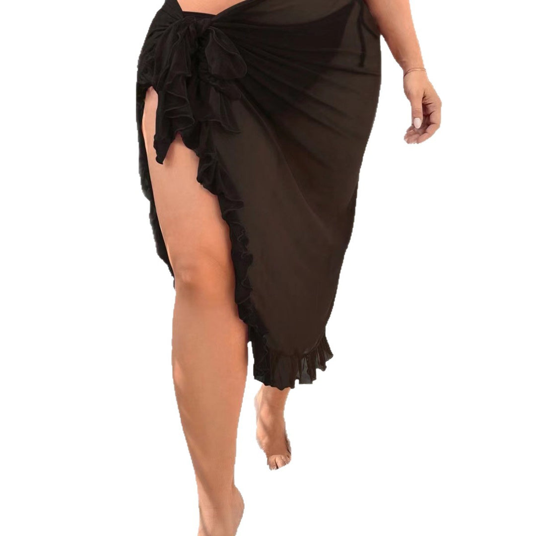 Ladies elegant beach skirt with ruffle details Mune Fashion