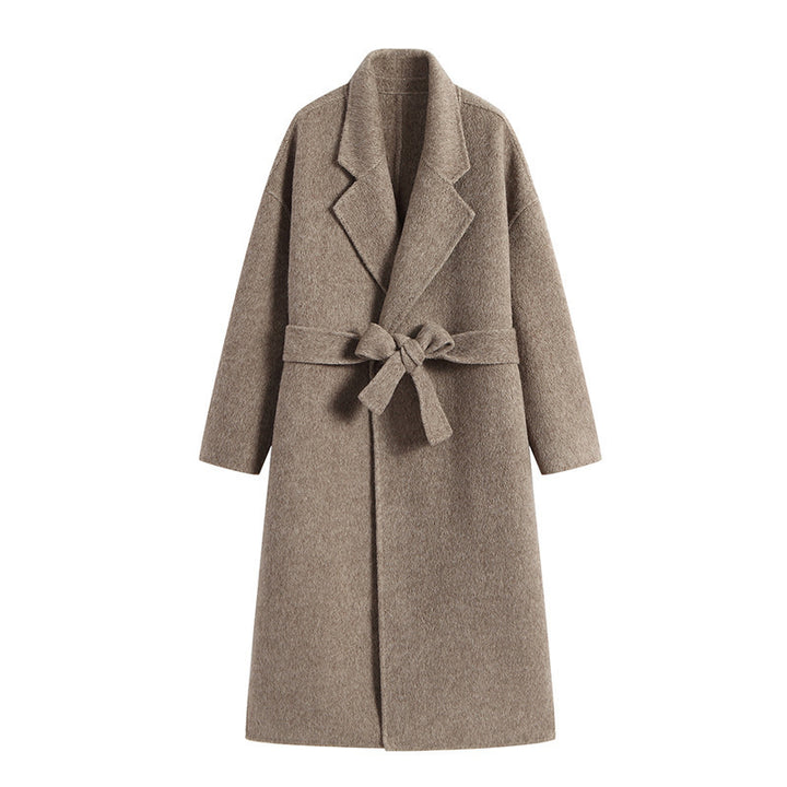 Ladies Elegant and Casual Oversized Wool Jacket Drune