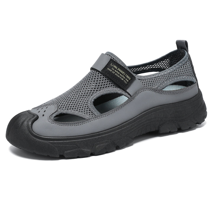 Ladies' breathable mesh Mary Jane sneakers with Velcro closure, reinforced toe cap, and slip-resistant platform outsole Mune Fashion