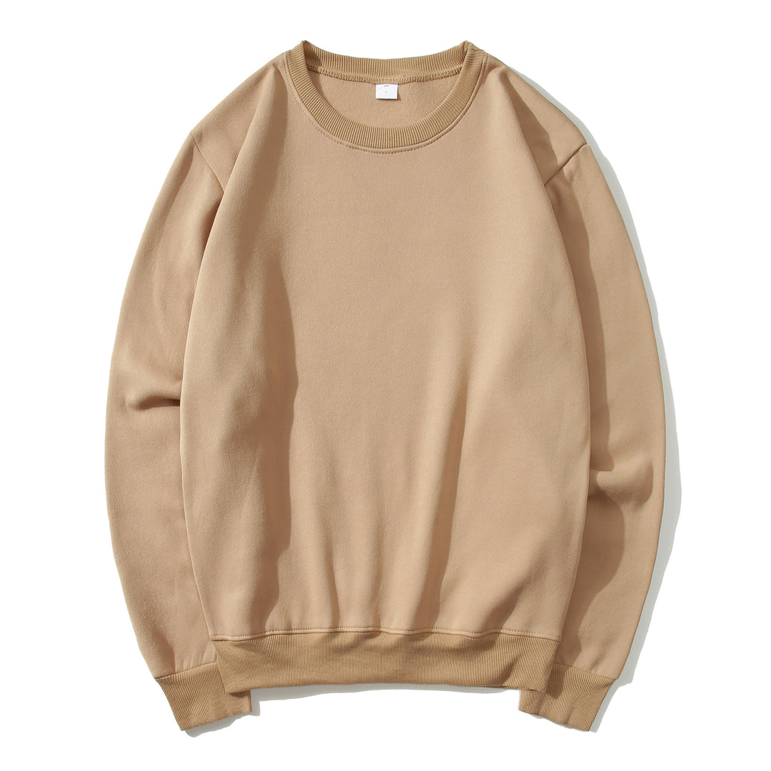 Unisex timeless crew neck sweater without hood with brushed inner side and reinforced neck Mune Fashion